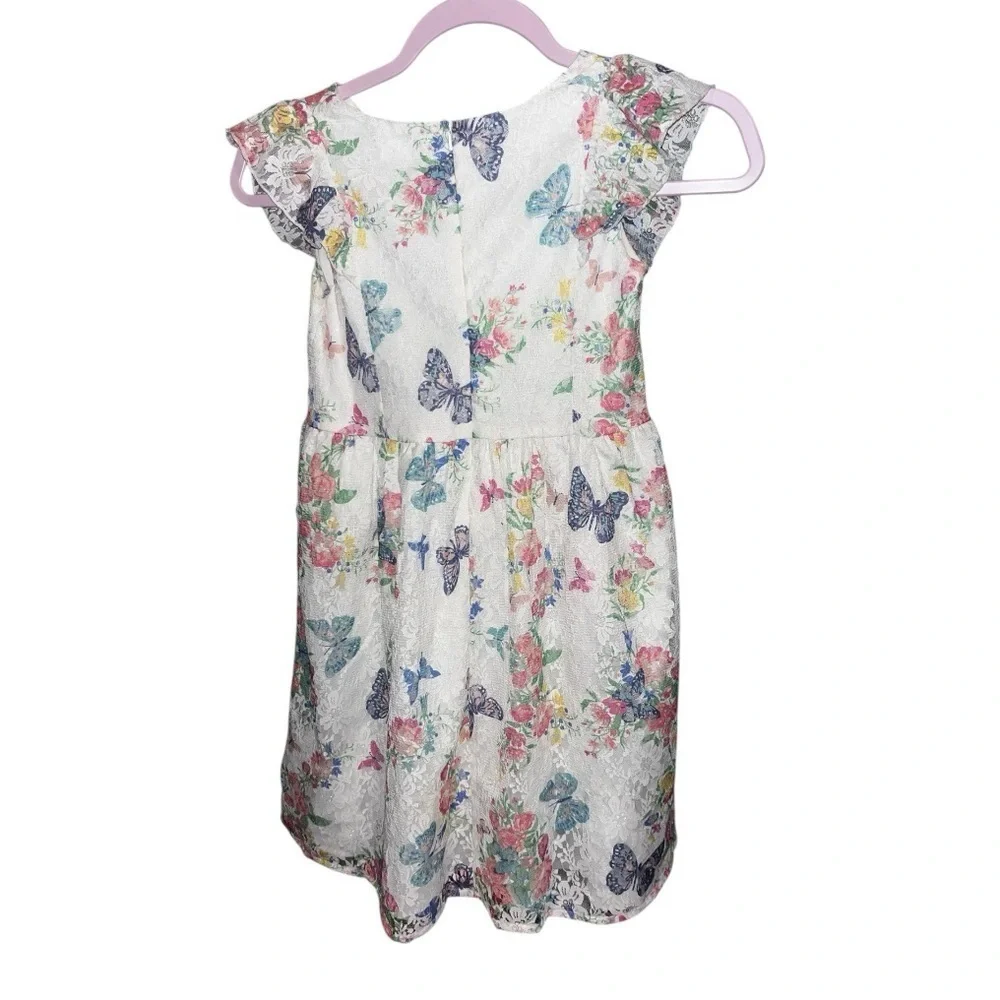 Elegant White Lace Dress by Beebay